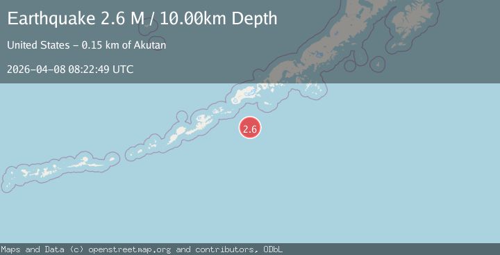 Map of Unimak Island region, Alaska