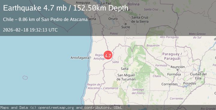 Map of Antofagasta, Chile