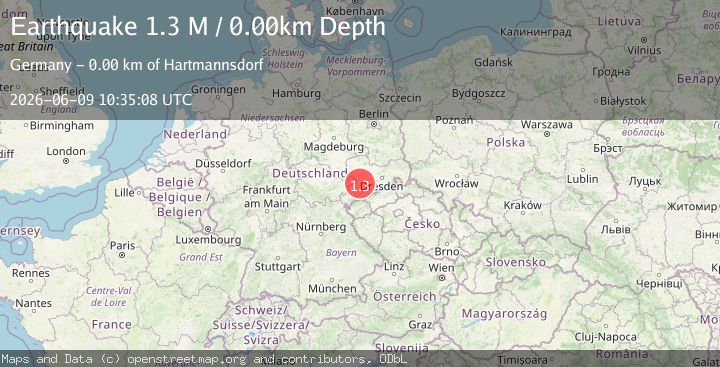 Map of Germany-Czech Republic border region