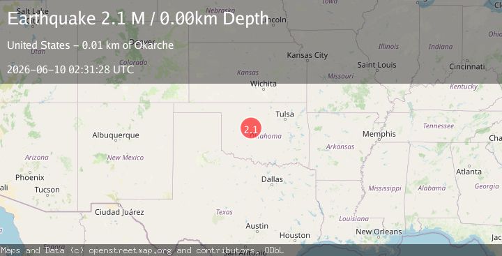 Map of Oklahoma