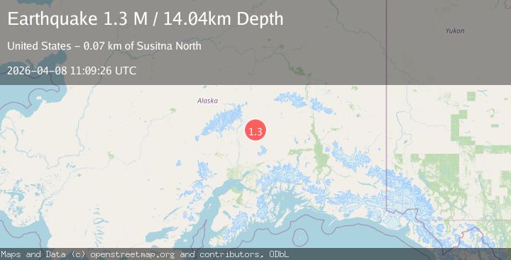 Map of Central Alaska