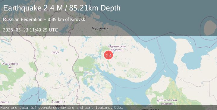 Map of northwestern Russia