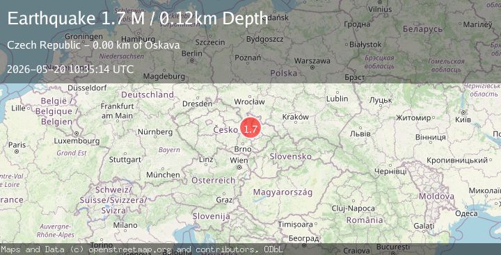 Map of Czech Republic