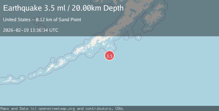 Map of south of Alaska