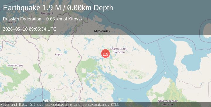 Map of northwestern Russia