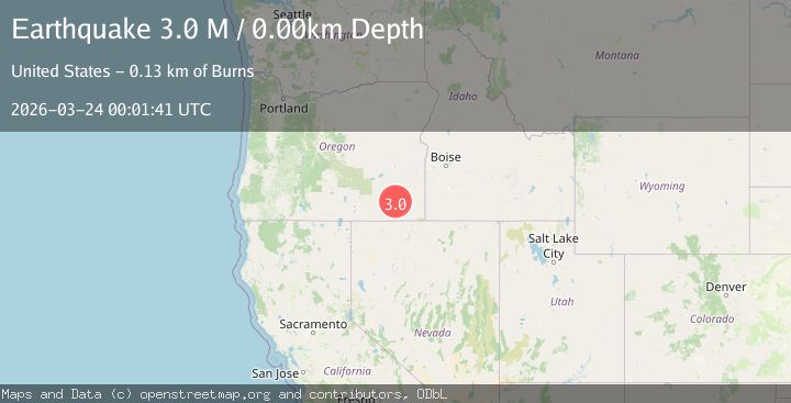 Map of Oregon