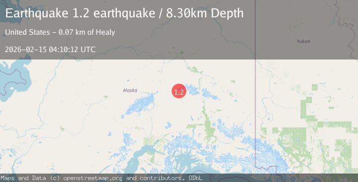 Map of Central Alaska