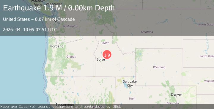 Map of southern Idaho