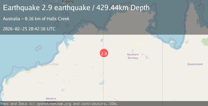 Map of Northern Territory, Australia