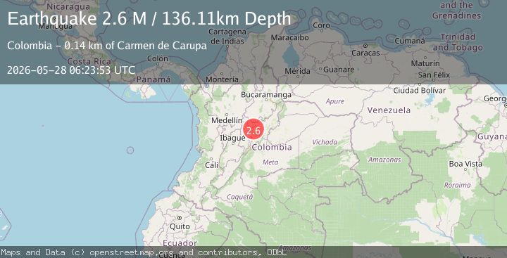 Map of Colombia