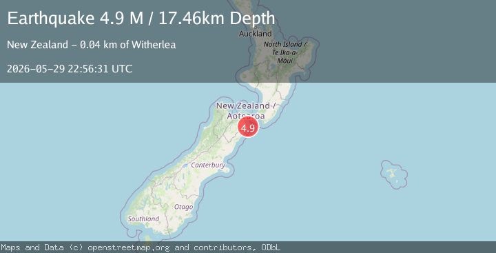 Map of Cook Strait, New Zealand