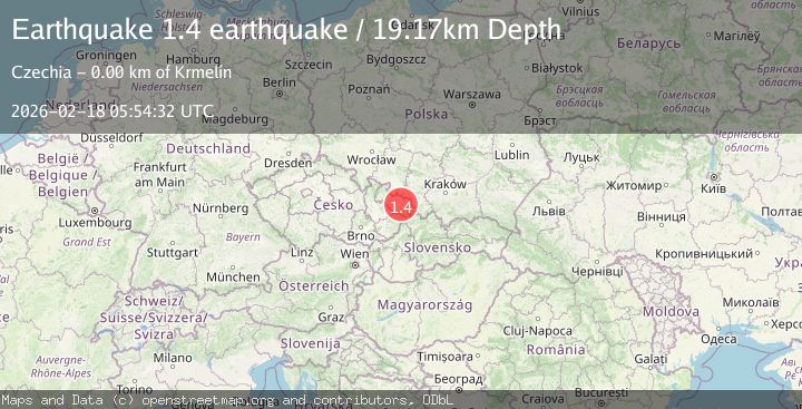 Map of Czech Republic