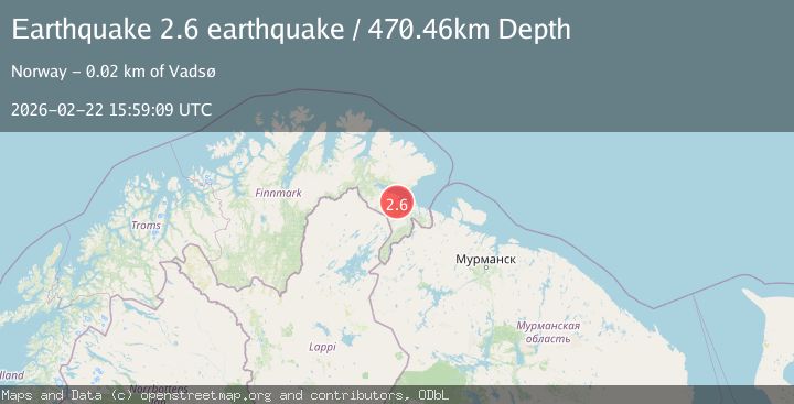 Map of Norway-Russia border region