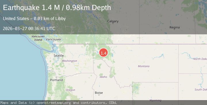 Map of western Montana