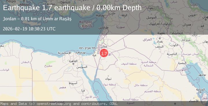 Map of Dead Sea region