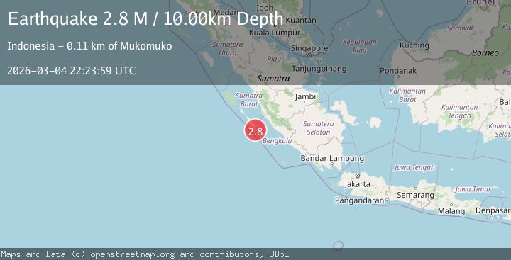 Map of Kepulauan Mentawai region, Indonesia