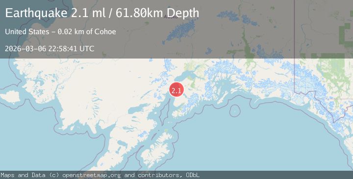 Map of Southern Alaska