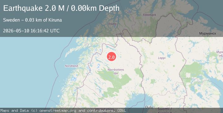 Map of Sweden