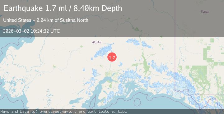 Map of Central Alaska