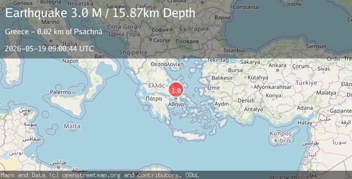 Map of Central Greece