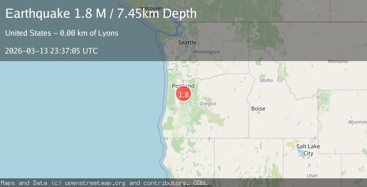 Map of Oregon