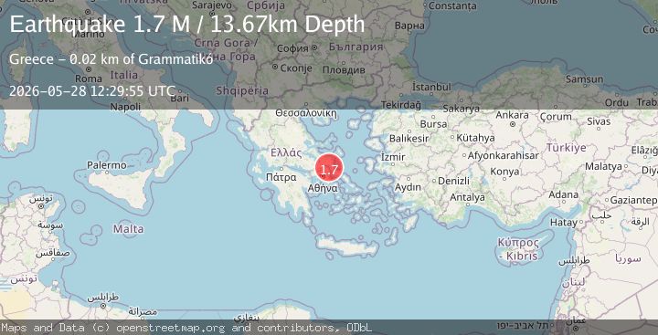 Map of Aegean Sea