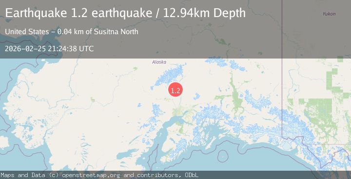 Map of Central Alaska