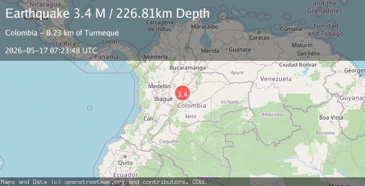 Map of Colombia
