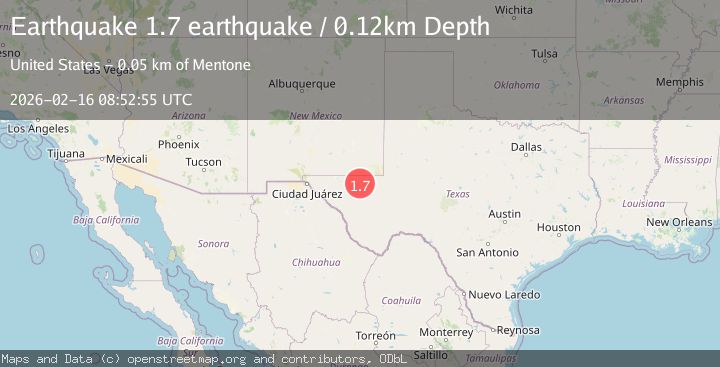 Map of western Texas