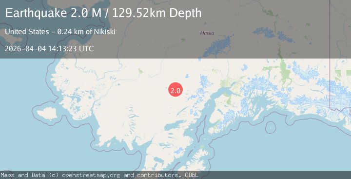 Map of Southern Alaska