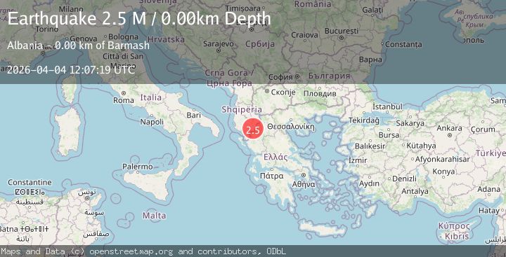 Map of Greece-Albania border region