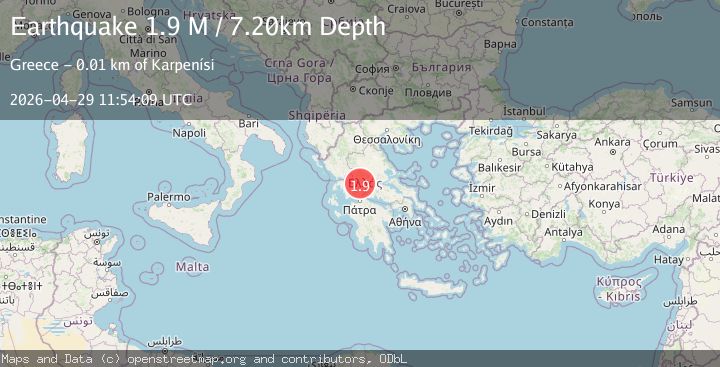 Map of Central Greece