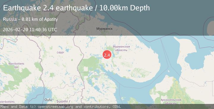 Map of northwestern Russia