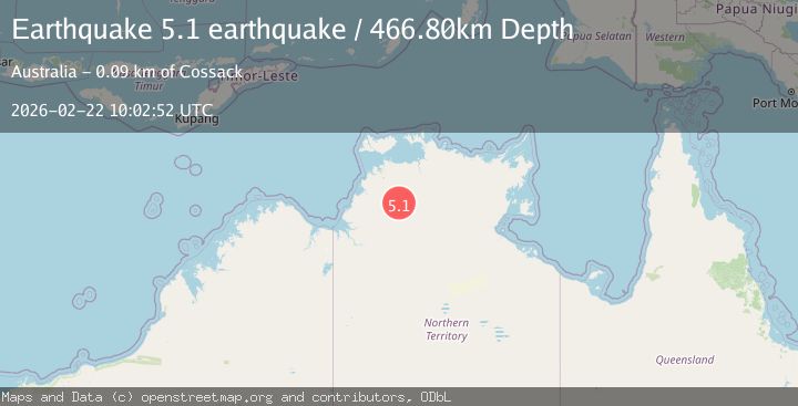 Map of Northern Territory, Australia