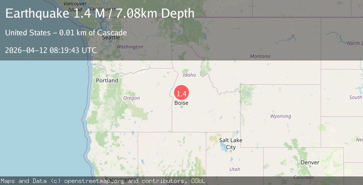 Map of southern Idaho