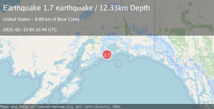 Map of Kenai Peninsula, Alaska