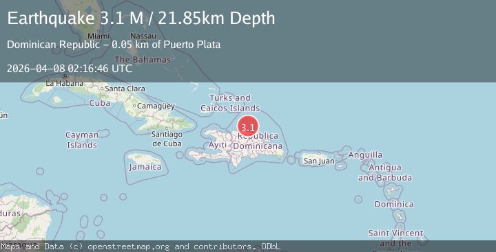 Map of Dominican Republic region