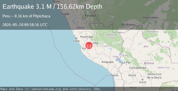 Map of central Peru