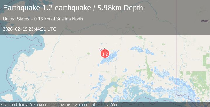 Map of Central Alaska