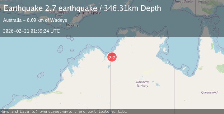Map of Northern Territory, Australia