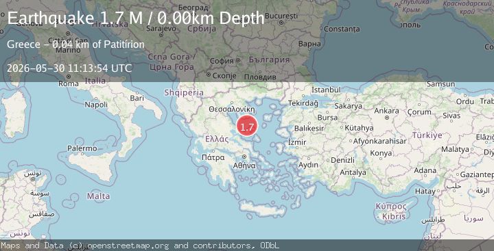Map of Aegean Sea