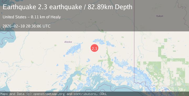 Map of Central Alaska