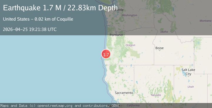 Map of Oregon