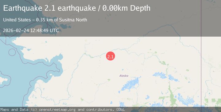 Map of Central Alaska