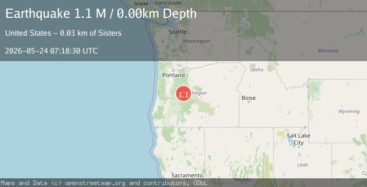 Map of Oregon