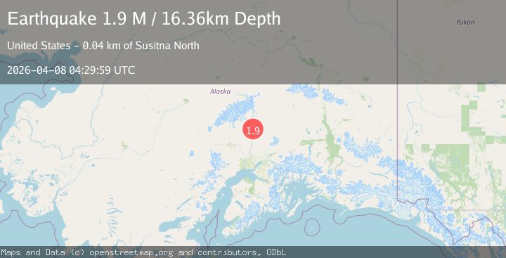 Map of Central Alaska