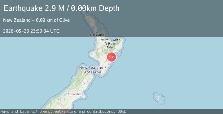 Map of Hastings District, New Zealand