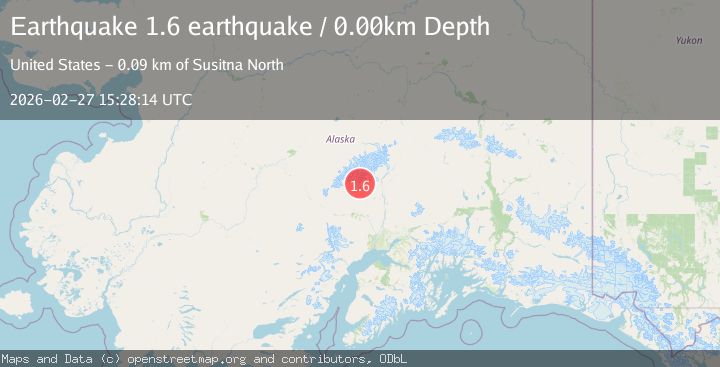 Map of Central Alaska
