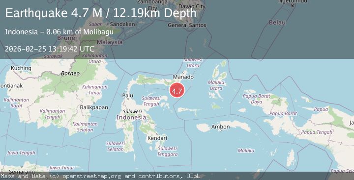 Map of Kepulauan Sula, Indonesia