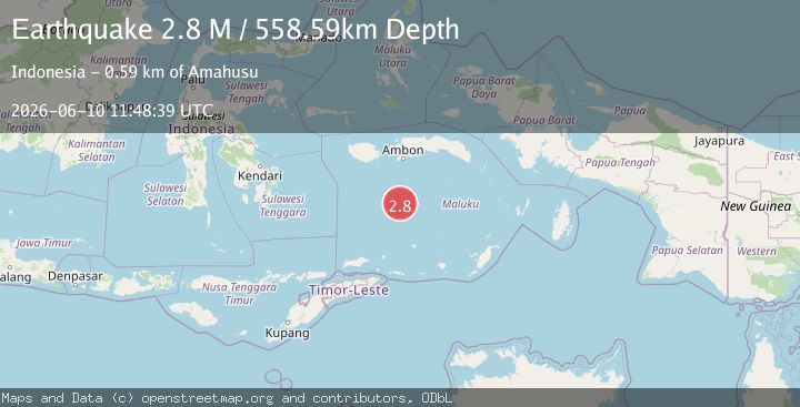 Map of Banda Sea